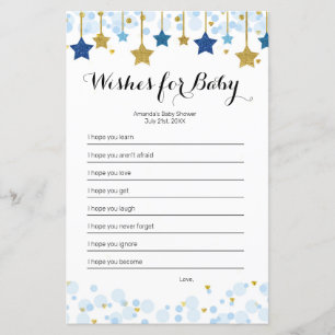 Papier Twinkle Twinkle Aquarelle Wives for Baby Game