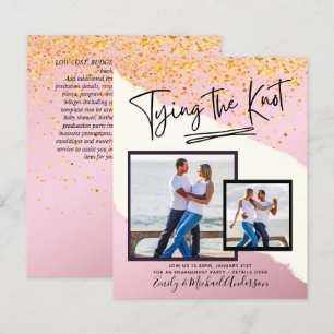 Papier Tying The Knot - Photo Engagement Party Invitation