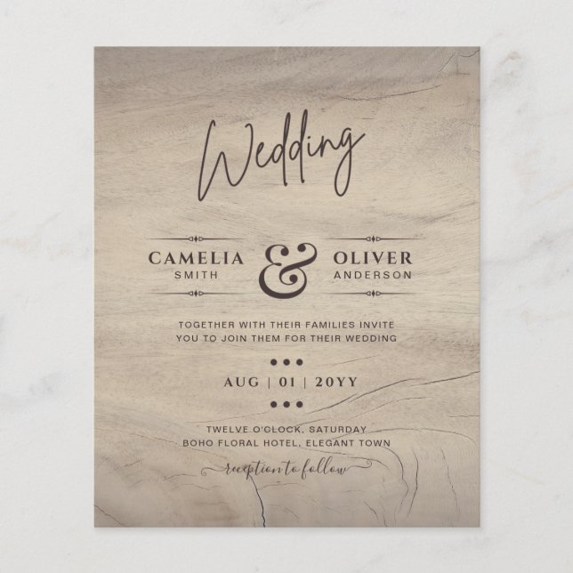 Papier Typographie couleur monochrome budget uniquement (Devant)