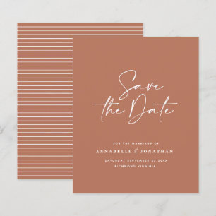 Papier Typographiy wedding announcement