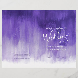 Papier Ultraviolet purple abstract art