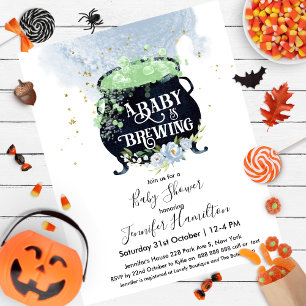 Papier un bébé brasse Baby shower Budget Invitation