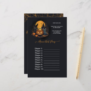 Papier Un Bébé brasse Le Jeu De Poo Baby shower Halloween