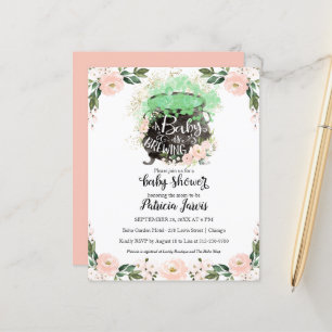 Papier Un bébé brasse une invitation budgétaire Baby show