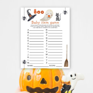 Papier Un fantôme mignon - Baby Item Game. Jeu baby showe