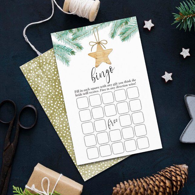 Papier Un Joyeux Petit Jeu De Bingo De Fête des mariées (Créateur téléchargé)