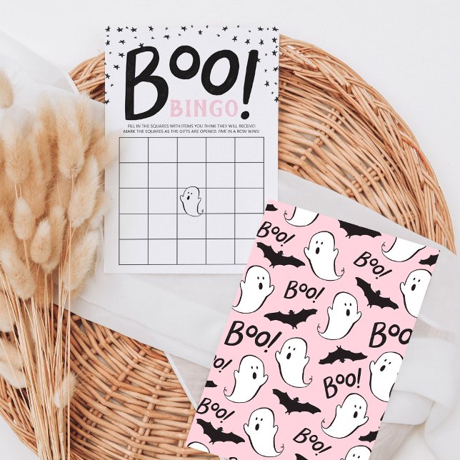 Papier Un petit Baby shower d'Halloween Boo (Créateur téléchargé)
