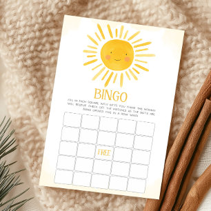 Papier Un Petit Rayon de Soleil Jeu de Bingo Baby Shower