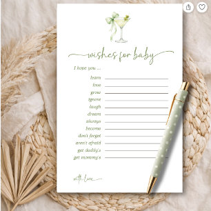 Papier Un Ruban Vert Tini One Souhaite des Conseils pour