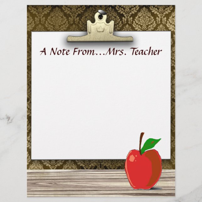 Papier Une Note De...Papeterie Apple (Devant)
