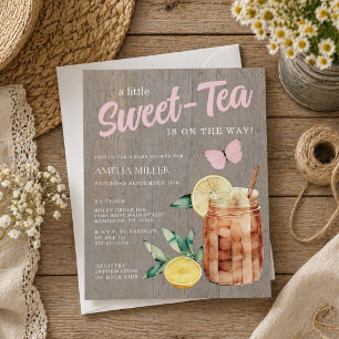 Papier Une petite invitation pour une baby shower "Sweet-