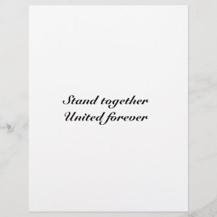 Papier Unis pour toujours