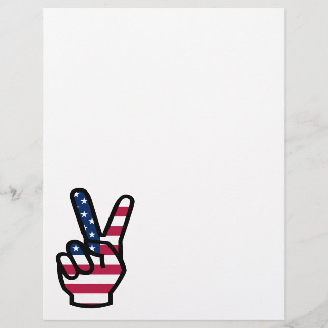 Papier US Victory Sign (Devant)
