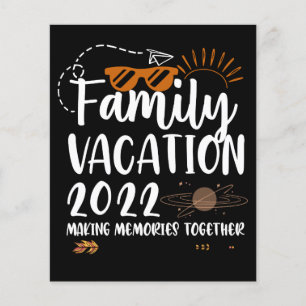 Papier Vacances en famille 2022 Voyage pour créer des sou