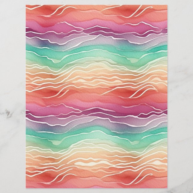 Papier Vagues 1 (Devant)