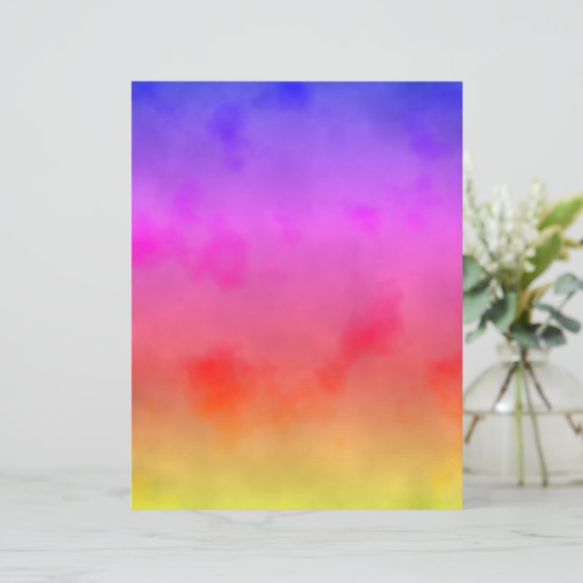 Papier Vapeur arc-en-ciel (Debout devant)