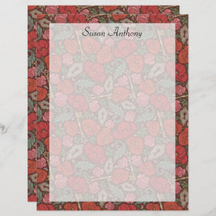 Papier Vaporisateur victorien Steampunk Old Lock Clé roug