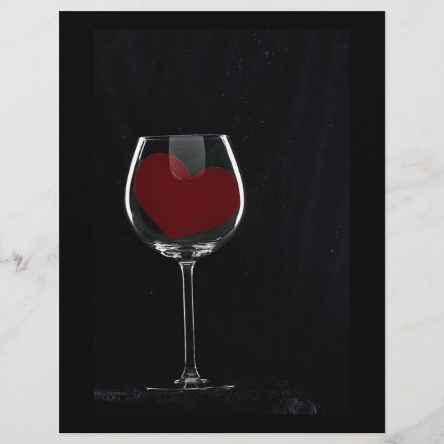 Papier Verre d'amour (Devant)
