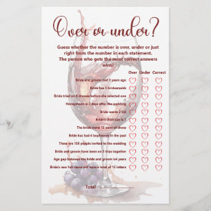 Papier Verre de vin rouge sur le sous-jeu de Fête des mar