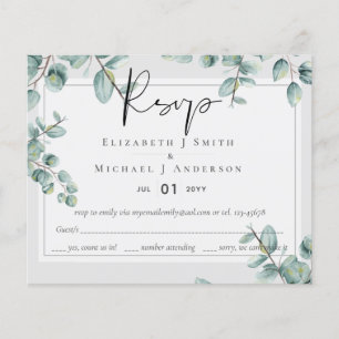 Papier Vert Eucalyptus Lilac Citron gris Mariage