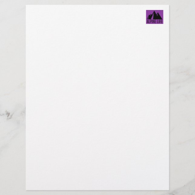 Papier Vie alpine (Devant)