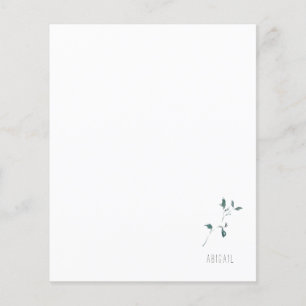 Papier vierge monogramme sur mesure
