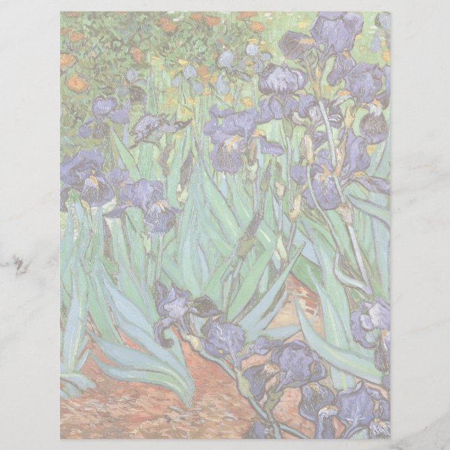 Papier Vincent van Gogh - Irises (Devant)