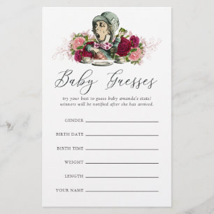 Papier Vintage Alice Au Pays Des Merveilles Baby showers