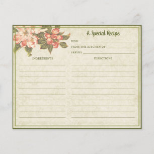 Papier Vintage Apple Blossom   Recette