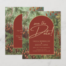 Vintage Botanique Terracotta Florals Arch MARIAGE