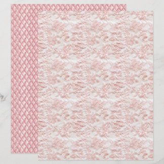 Papier Vintage Coquette Floral Lace Scrapbook Paper
