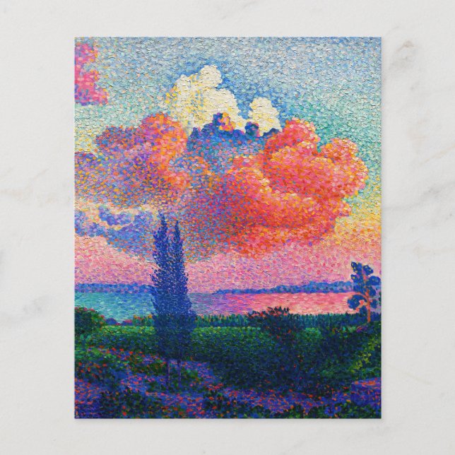 Papier Vintage Le nuage rose (1896) (Devant)