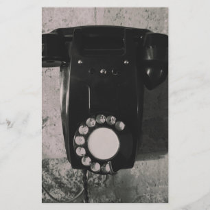 Papier Vintage Rotary Telephone photographic.