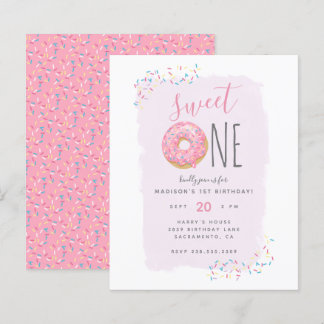 Papier Violet | Budget Donut Sprinkle Sweet 1er anniversa