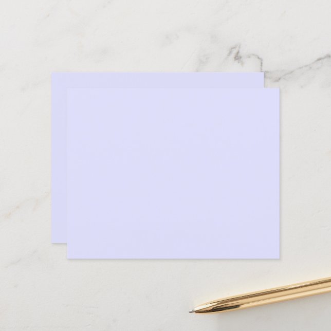 Papier Violet Pervenche Pastel (Devant/Arrière en situation)