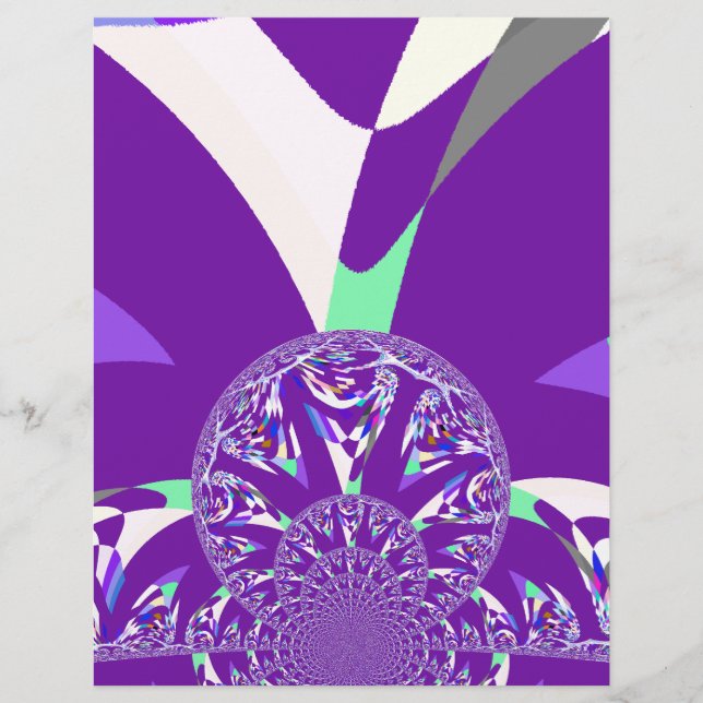 Papier Violet rétro (Devant)
