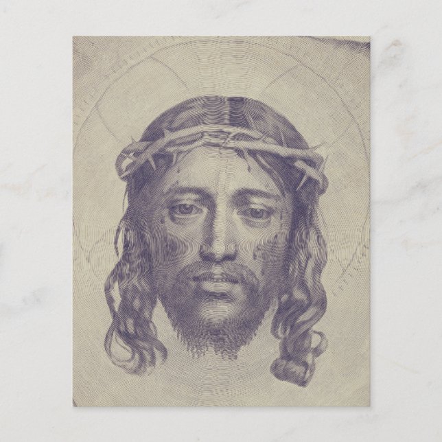 Papier Visage du Christ sur le Voile de Saint-Veronica (Devant)