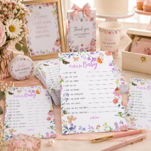 Papier Vœux personnalisés de petit amour pour bébé