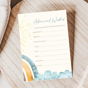 Papier Voici le jeu de conseils et de vœux pour l'arrivée