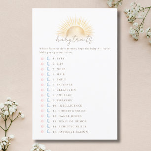 Papier Voici le jeu des traits de bébé sous la douche neu