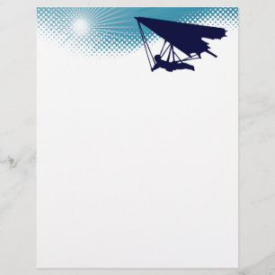 Papier vol plané en hauteur