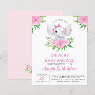 Papier Volonté Éléphanique BUDGÉTAIRE Par Invitation Baby