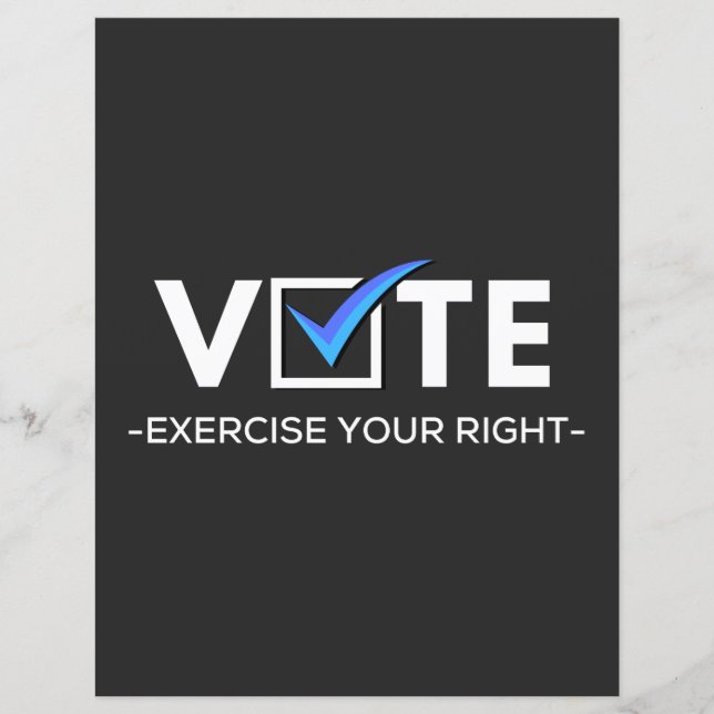 Papier Vote (Cela Compte) (Devant)
