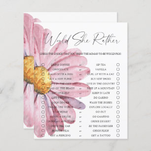 Papier Voudrait-elle Plutôt Fleur sauvage jeu de margueri