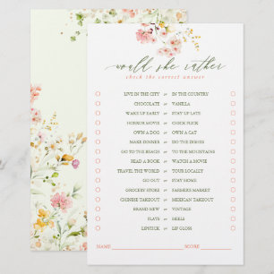 Papier Voudrait-Elle Plutôt Mignonne Partie De Mariage Fl