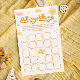 Papier Vous êtes mon Sunshine Baby shower Baby Bingo Jeu