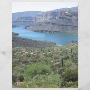 Papier Vue du lac Apache
