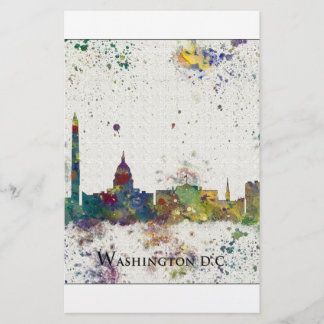 Papier WASHINGTON DC skyline, Washington DC Print