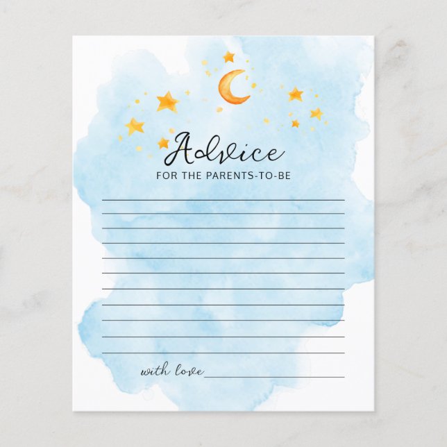 Papier Watercolor Little Lion C'est un Garçon Avice Jeux (Devant)