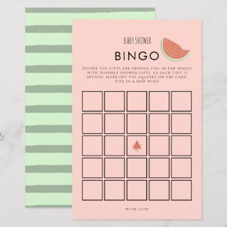 Papier Watermelon Anniversaire Fête Jeu de Bingo